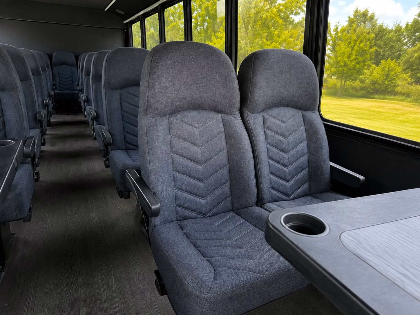 20 passenger minibus interior