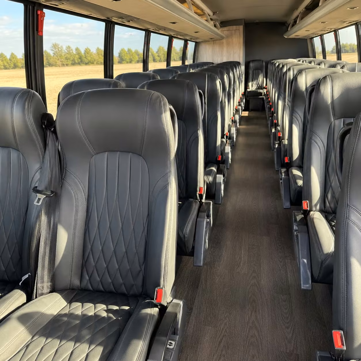 25 passenger minibus interior