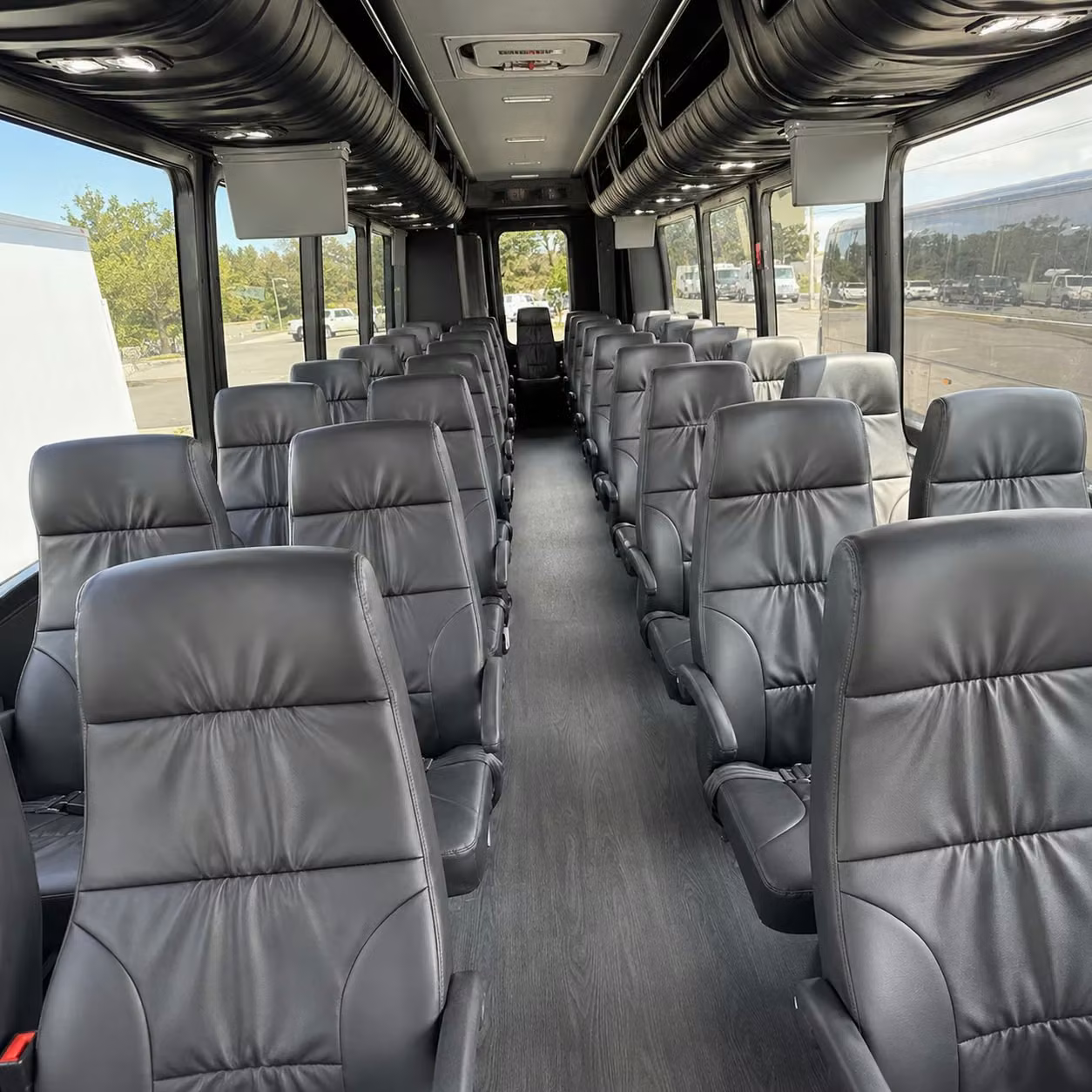 35 passenger minibus inside